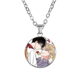 Vòng cổ in hình nhân vật LOW TIDE IN TWILIGHT Đêm bên làn nước BL manhua anime chibi xinh xắn phụ kiện trang sức 1