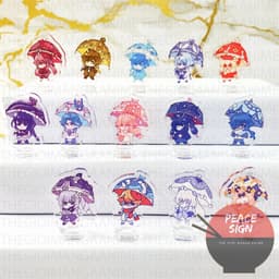 (mua 1 tặng 1) (3cm) Mô hình standee GENSHIN IMPACT ver Ô QUÝ TỘC game chibi acrylic anime mica tượng trưng bày 1