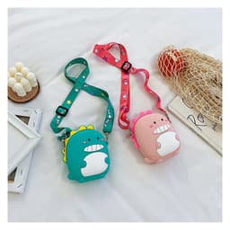 [Mới] Túi xách đeo chéo silicon hình khủng long thời trang dễ thương, có bong bóng pop-it 7