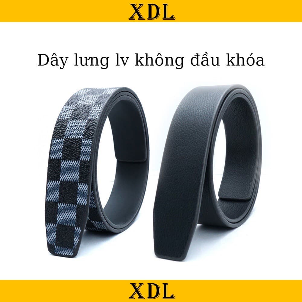 Thắt lưng nam, dây lưng nam caro không khoá nhiều màu A1