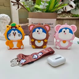 [Mới] Túi xách đeo chéo silicon hình đô rê mon doraemon thời trang dễ thương 1