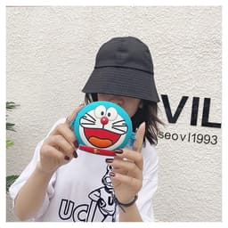 [Mới] Túi xách đeo chéo silicon hình đô rê mon doraemon thời trang dễ thương 9