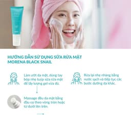 SỮA RỬA MẶT BLACK SNAIL Morena ( Huyền Phi ) 3