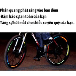 Dán phản quang cho vành xe đạp, phản quan xe máy MPQ 8