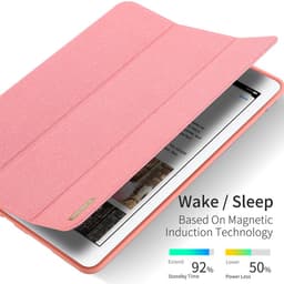 [Chính Hãng DUX DUCIS] Bao Da iPad Air 3 2019/ iPad PRO 10.5" 2017 DOMO Series Khay Dẻo Vải Jean Có Khay Bút 7