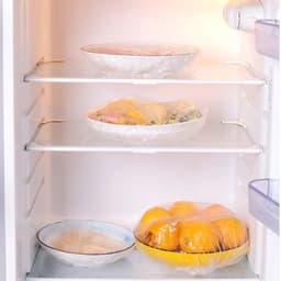 Túi màng bọc thực phẩm JYoohome chất liệu PE co dãn có chun siêu dai, Túi gấu bọc đồ ăn 7