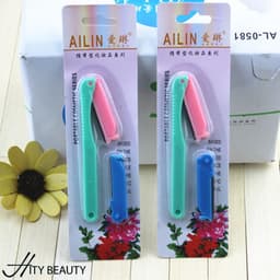 Dao cạo lông mày Ailin kèm lưỡi thay thế - Hity Beauty 2