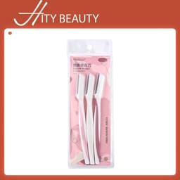 Dao cạo lông mày túi 3 cái  bằng thép không gỉ an toàn tiện dụng -- Hitty Beauty 1