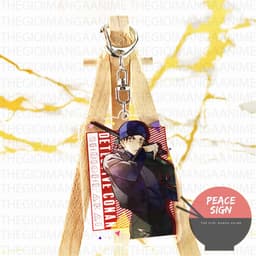 Mua 1 tặng 1(Mica trong acrylic) Móc khóa in hình THÁM TỬ LỪNG DANH CONAN ver HOA GIẤY anime chibi quà tặng xinh xắn 5