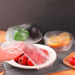 Túi màng bọc thực phẩm JYoohome chất liệu PE co dãn có chun siêu dai, Túi gấu bọc đồ ăn 5