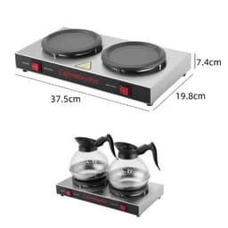 Bếp hâm cafe,bếp đun nóng giữ nhiệt cafe thương hiệu CAFERMINY POT và binh hâm cafe inox cao cấp 6