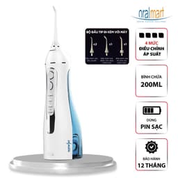 Máy Tăm Nước Waterjet Flosser Cordless Maxi, Không Dây, Dùng Được Cho Người Niềng Răng, Bảo Hành 12 Tháng 2