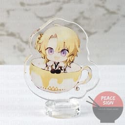 (mua 1 tặng 1) (3cm) Mô hình Standee in hình LUXIEM VER CỐC TRÀ  mica trong acrylic game chibi xinh xắn 6