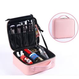 [Full màu] Cóp vải, da cao cấp, ngăn chứa đa năng linh hoạt,Makeup cá nhân khóa kéo chuyên nghiệp - Hity Beauty 2