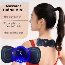 Miếng dán massage xung điện toàn thân 8 chế độ, 19 Cường Độ Giảm Đau Nhức Hiệu Quả 2