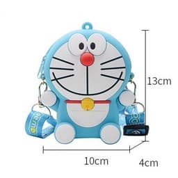 [Mới] Túi xách đeo chéo silicon hình đô rê mon doraemon thời trang dễ thương 8