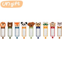 Set gỗ bảng cửu chương dán tường cho bé, trang trí phòng học kèm băng dính 2 mặt 3