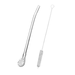 ống hút Đa Năng Kiêm Thìa inox không gỉ 2 trong 1 Tặng kèm cọ rửa  tiện lợi kdn1511 9