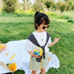 [mới] Túi đeo chéo silicon hình minion cho bé đựng bao lì xì thời trang làm quà tặng tết sinh nhật 2