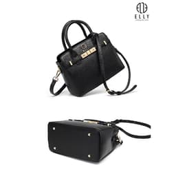 [Tặng hộp 20.10] Túi xách nữ da thật ELLY ET149 túi công sở đeo vai đeo chéo xách tay cao cấp chính hãng 9