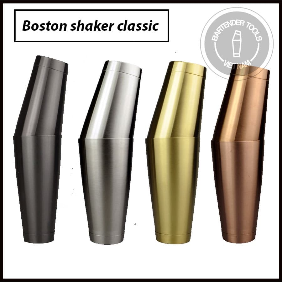 Boston shaker classic 540/820ml - Inox 304 - Bình lắc shaker