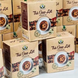 Trà Gạo Lứt 6 Vị Mix Cỏ Ngọt Thơm Ngon Dễ Uống Thanh Mát Cho Ngày Thư Thái Hộp 30 Túi Lọc 5