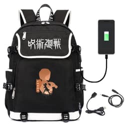 Balo nắp ngang in hình JUJUTSU KAISEN Chú Thuật Hồi Chiến ver BÓNG TỐI anime chibi cặp sách nam nữ đi học 6