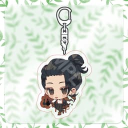 (mua 1 tặng 1) Móc khóa JUJUTSU KAISEN ver THỜI TRANG DẠO PHỐ anime Chú Thuật Hồi Chiến chibi mica trong acrylic 8