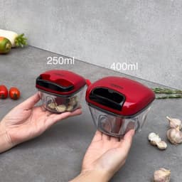 Dụng cụ băm rau củ quả, xay tỏi ớt mini cầm tay Kaiyo máy xay đồ ăn dặm cầm tay- Nhật Bản 7