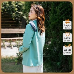 Áo vest blazer khoác ngoài YOLINEN thiết kế nhẹ nhàng kiểu Hàn Quốc thời trang xuân hè nữ 1