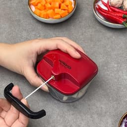 Dụng cụ băm rau củ quả, xay tỏi ớt mini cầm tay Kaiyo máy xay đồ ăn dặm cầm tay- Nhật Bản 4