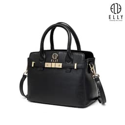 [Tặng hộp 20.10] Túi xách nữ da thật ELLY ET149 túi công sở đeo vai đeo chéo xách tay cao cấp chính hãng 3