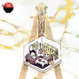(Mua 1 tặng 1)Móc khóa TOKYO REVENGERS ver TAI MÈO LÙN Kịch Trường Của Takemichi anime chibi mica trong acrylic xinh xắn 8