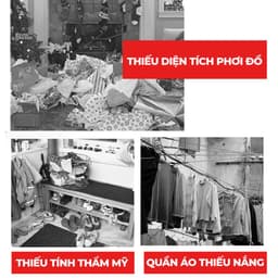 Sào Phơi Quần Áo ( NEW) giàn phơi Tặng 20 móc chống bay, Giá INOX Gấp Gọn, Treo Đồ Thông Minh Dạng Cây 2