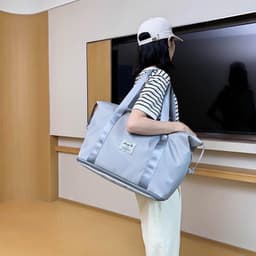 Túi Xách Du Lịch Cỡ Lớn 2 Tầng Boxelo Túi Du Lịch Đa Năng Nam Nữ Đựng Quần Áo Mỹ Phẩm GIA DỤNG VĨNH NGÂN 9