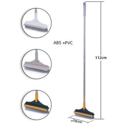 Chổi Cọ Nhà Tắm, Cọ Sàn, Gạt Kính Cán Dài 2 In 1 Siêu Đa Năng - Cây Cọ Sàn Nhà Tắm Xoay 120 Độ 9