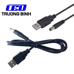 DÂY CHUYỂN TỪ CỔNG USB SANG DC5521 CHO NGUỒN DC 5V 2