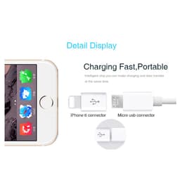 [Loại 1] Đầu Chuyển Biến Cáp MicroUSB thành Cáp LiNing- Đổi Cổng Li Ning Female Thành Cổng Cái MicroUSB Female Adapter 8