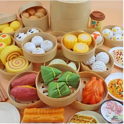Bộ đồ chơi nấu ăn 88 chi tiết - set trò chơi bánh bao giúp bé thoả sức sáng tạo 1