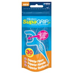 Tăm Chỉ Nha Khoa Piksters SupaGRIP - Sợi chỉ êm răng, đầu tăm thon gọn - Bịch 10 cây, 30 cây, 40 cây 7