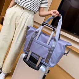 Túi Xách Du Lịch Cỡ Lớn 2 Tầng Boxelo Túi Du Lịch Đa Năng Nam Nữ Đựng Quần Áo Mỹ Phẩm GIA DỤNG VĨNH NGÂN 5