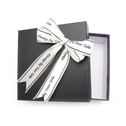 Hộp quà tặng, hộp si đựng quà nắp rời gắn nơ handmade kích thước 14x14x5cm 3