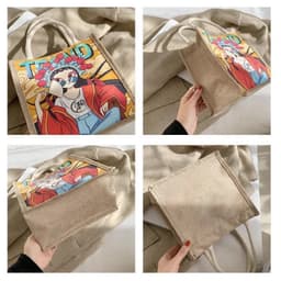 Túi cói túi tote mini đi biển nữ đẹp đi chơi thời trang dễ thương cute phong cách vintage GIA DỤNG VĨNH NGÂN 9