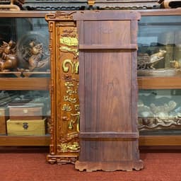 Tranh Gỗ Treo Tường Cha Mẹ khung trạm Dát vàng 6