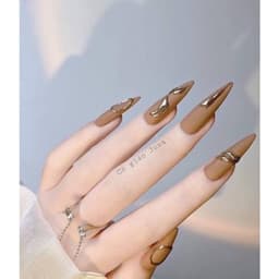 Tráng gương nén ombre 2 màu siêu HOT ngành nail [ NAILS SUPPLY ] 8