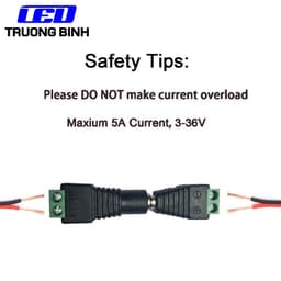 ĐẦU NỐI NHANH NGUỒN ĐỰC CÁI DC 5521 KHÔNG CẦN HÀN CHÌ 7