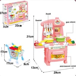 Bộ đồ chơi nấu ăn 88 chi tiết - set trò chơi bánh bao giúp bé thoả sức sáng tạo 8