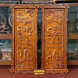 Tranh gỗ cha mẹ treo tường khung trạm sắc nét 6