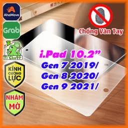 [Nhám Chống Vân Tay] Kính CL iPad 10.2" Gen 7/8/9 2021 Cường Lực Matte Mờ Chống Chói 1