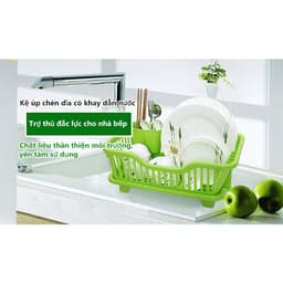 Giá để bát , KHAY ÚP BÁT, KỆ NHỰA ÚP BÁT ĐĨA NHỰA CAO CẤP, CÓ LỖ THOÁT NƯỚC TIỆN DỤNG 9